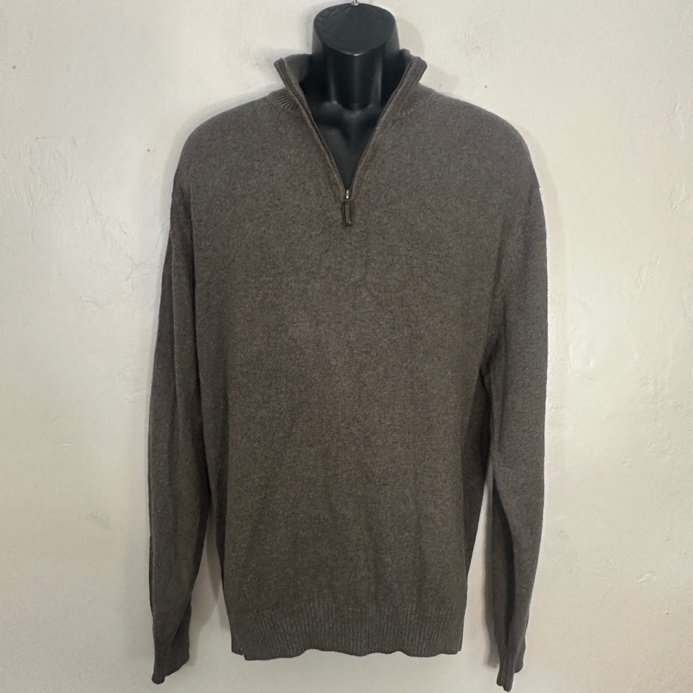 Chatham Road Cashmere Blend 1/4 Zip Sweater XL Gently worn